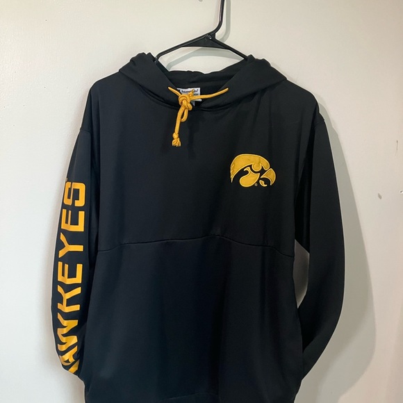 University of Iowa Hawkeyes Black and gold Hoodie - Picture 1 of 8